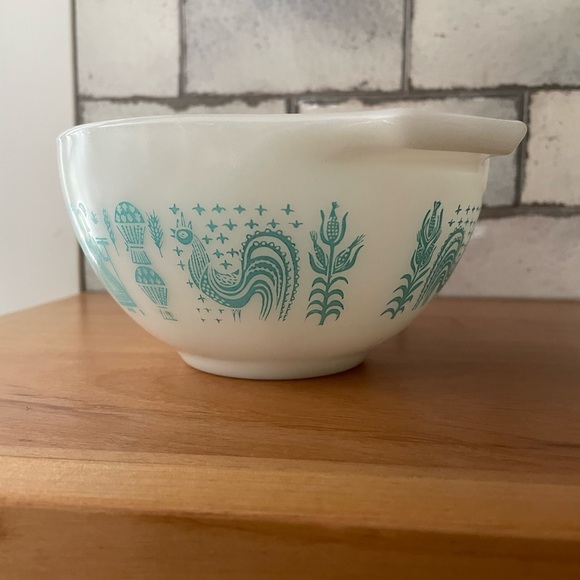 Vintage Pyrex Amish Butterprint cinderella bowl 1.5 pt, amish pyrex 441 - Picture 3 of 6